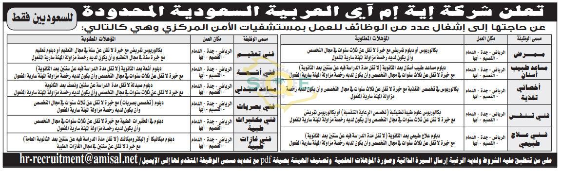 ملتقى التأهيل و التوظيف السعودي وظائف الصحف المحلية مناطق متفرقة