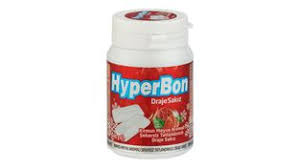 هايبر بون - لبان دايت فراولة بدون سكر (HyperBon - Strawberry Diet Tablets Sugar-Free)