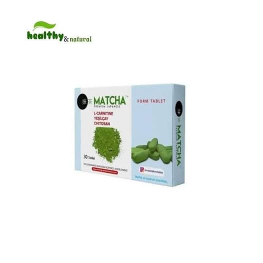 Matcha tablets with L-carnitine