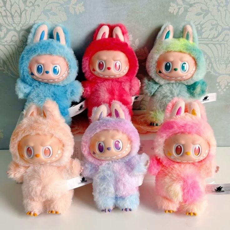 Cute floating Labubu toy