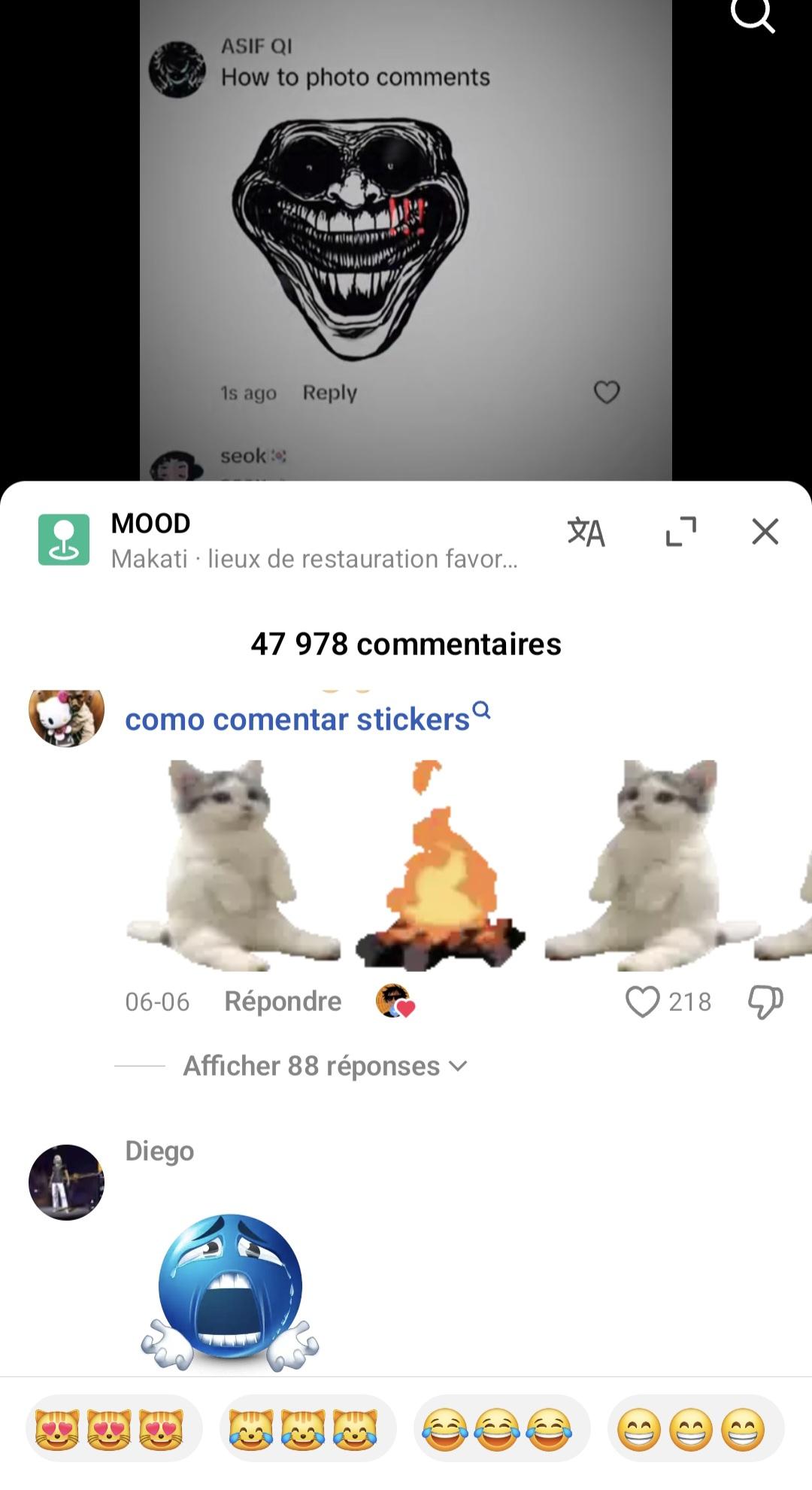 TikTok Photo Comment Example 3