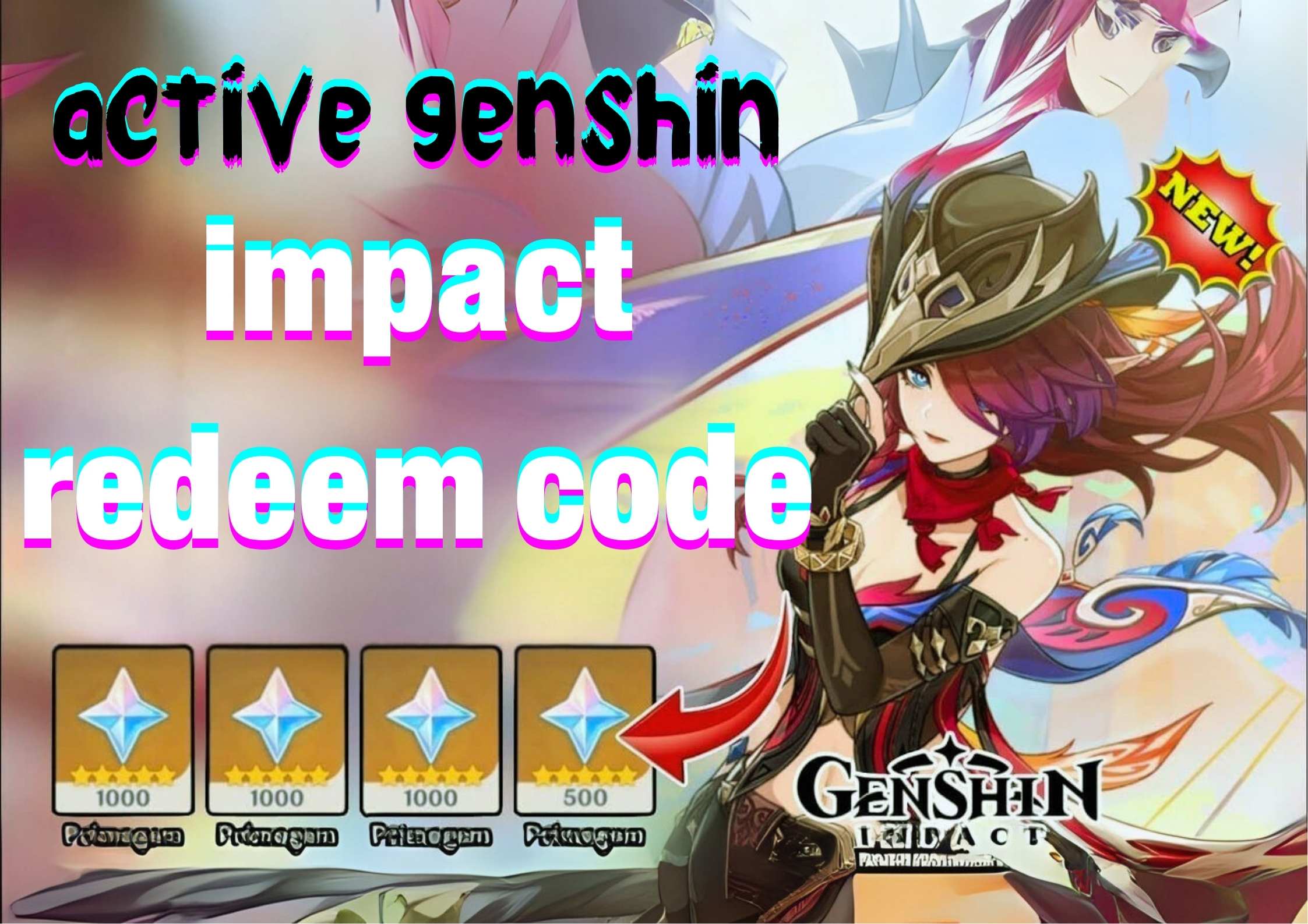 active genshin impact redeem code