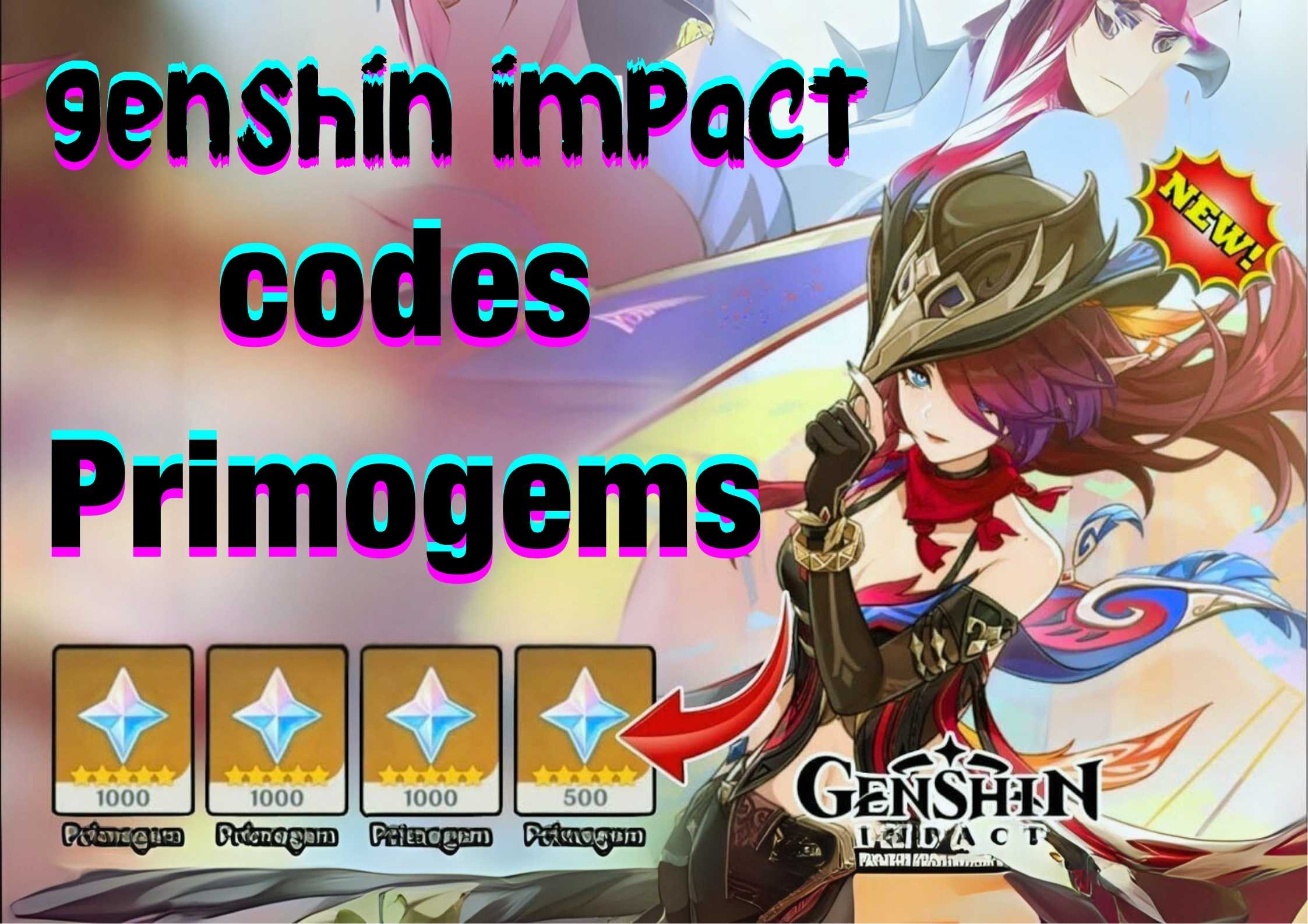Genshin Impact codes Primogems
