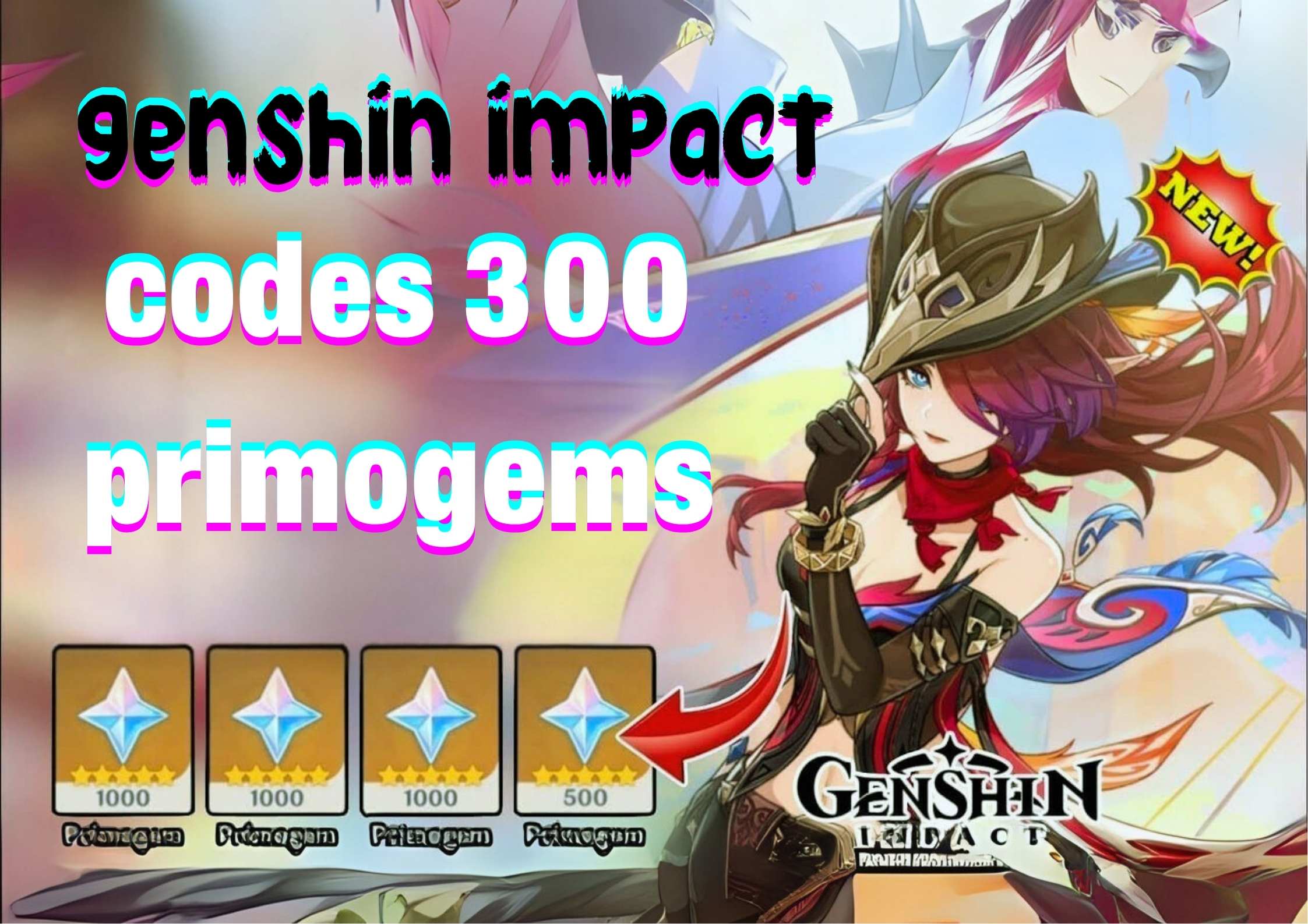 Genshin Impact Codes for 300 Primogems – Active & Working Free Rewards