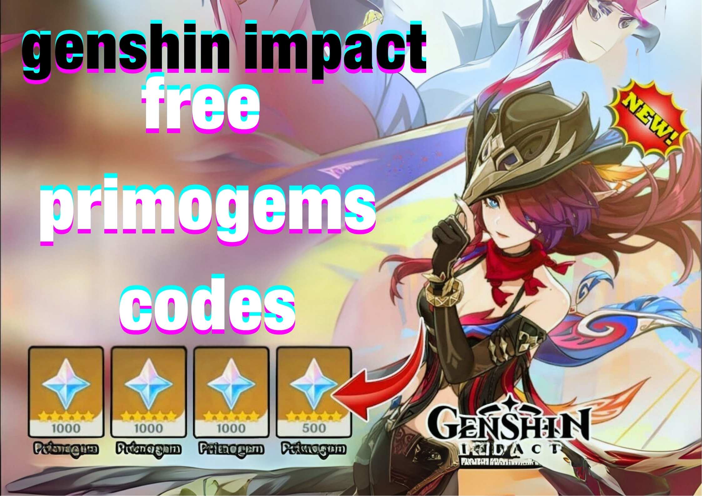 Genshin Impact Free Primogems Codes 2025 : How to Redeem & Get Rewards