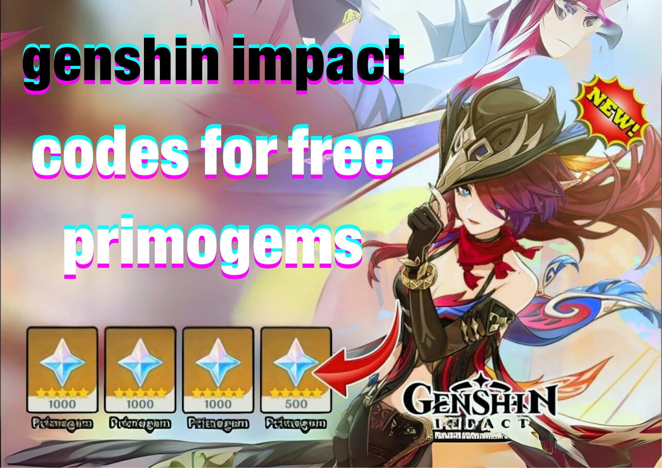 genshin impact codes for free primogems