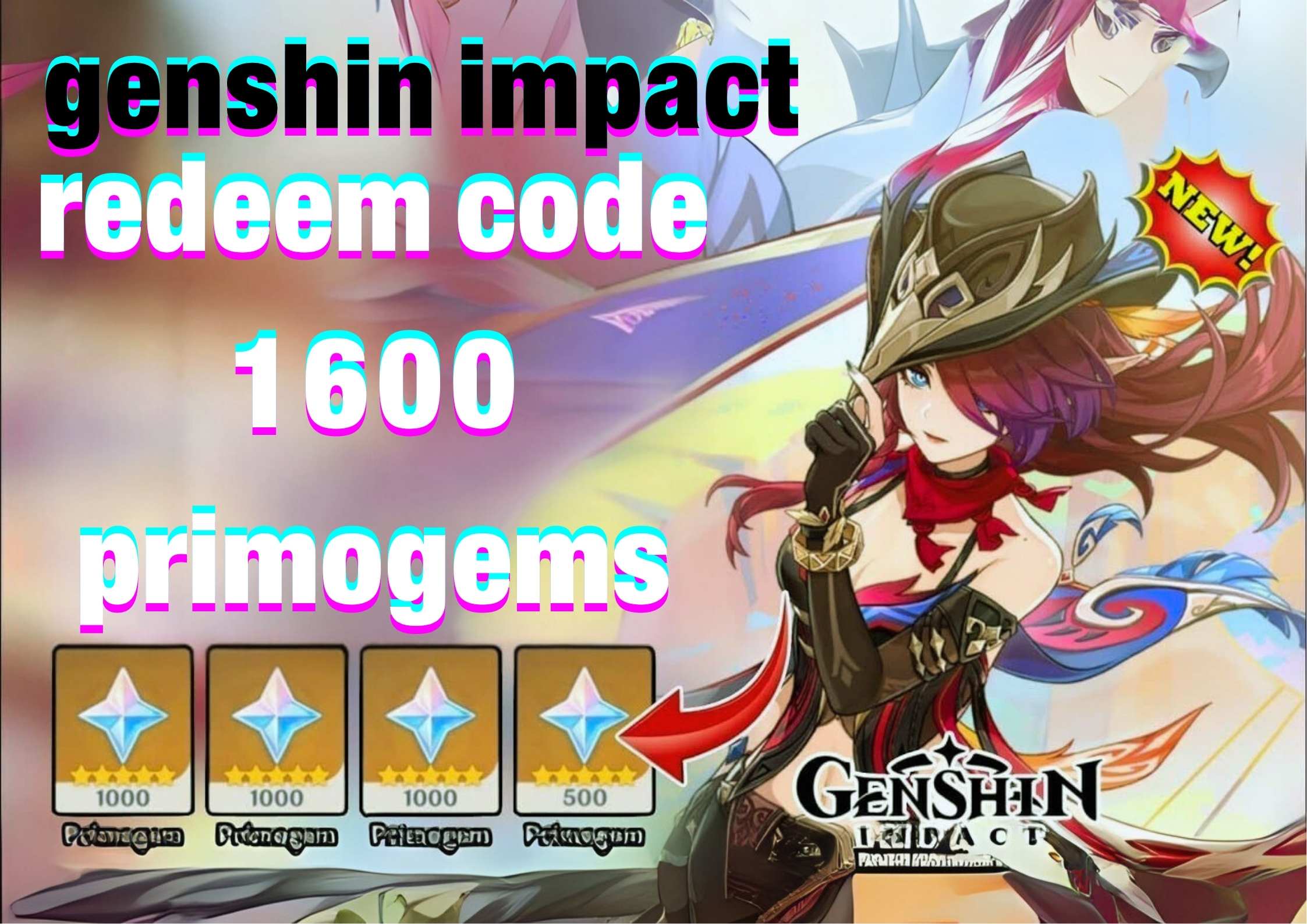How to Redeem the Genshin Impact Code for 1,600 Primogems (Update 5.0 Guide)