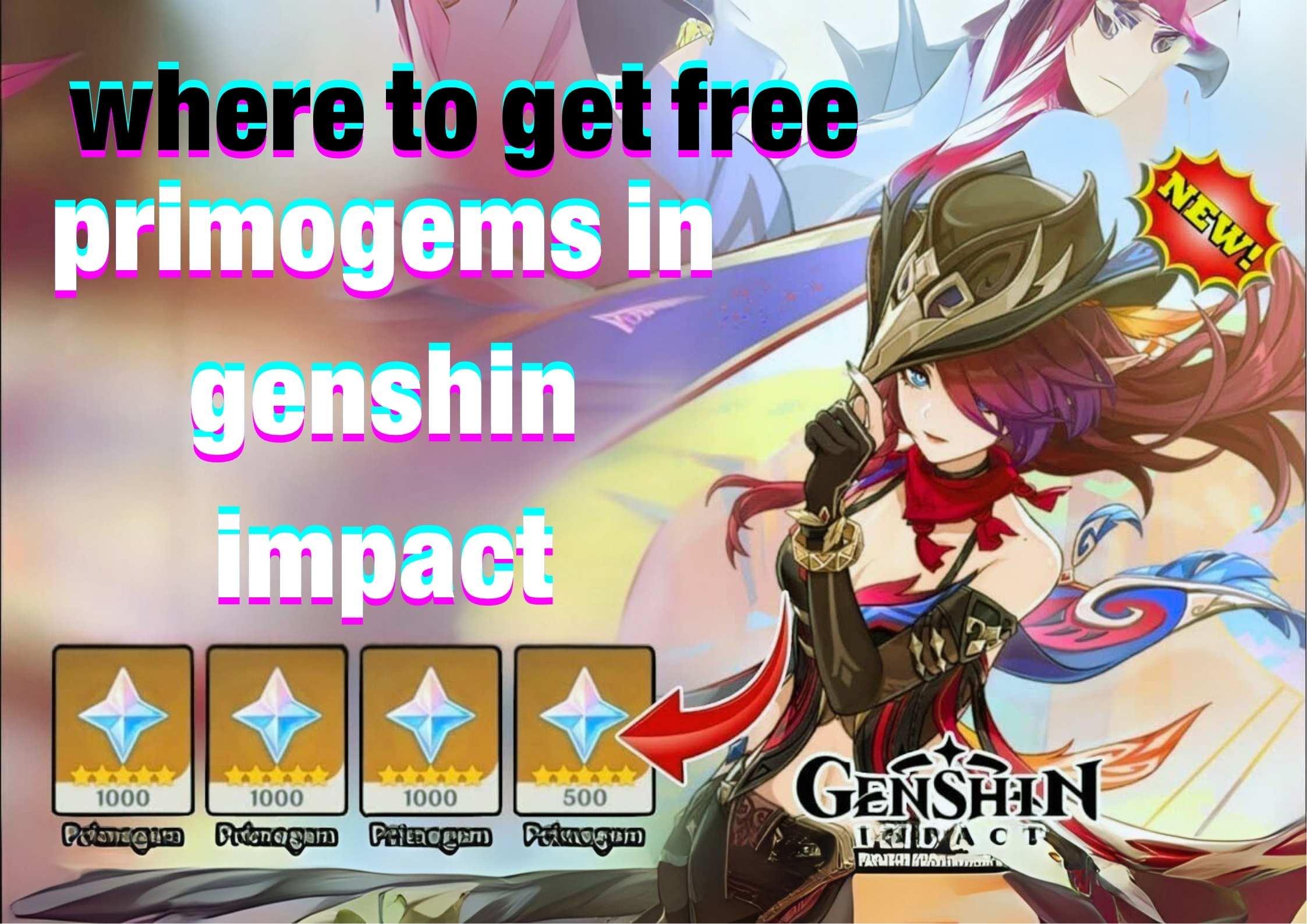 where to get free primogems in genshin impact