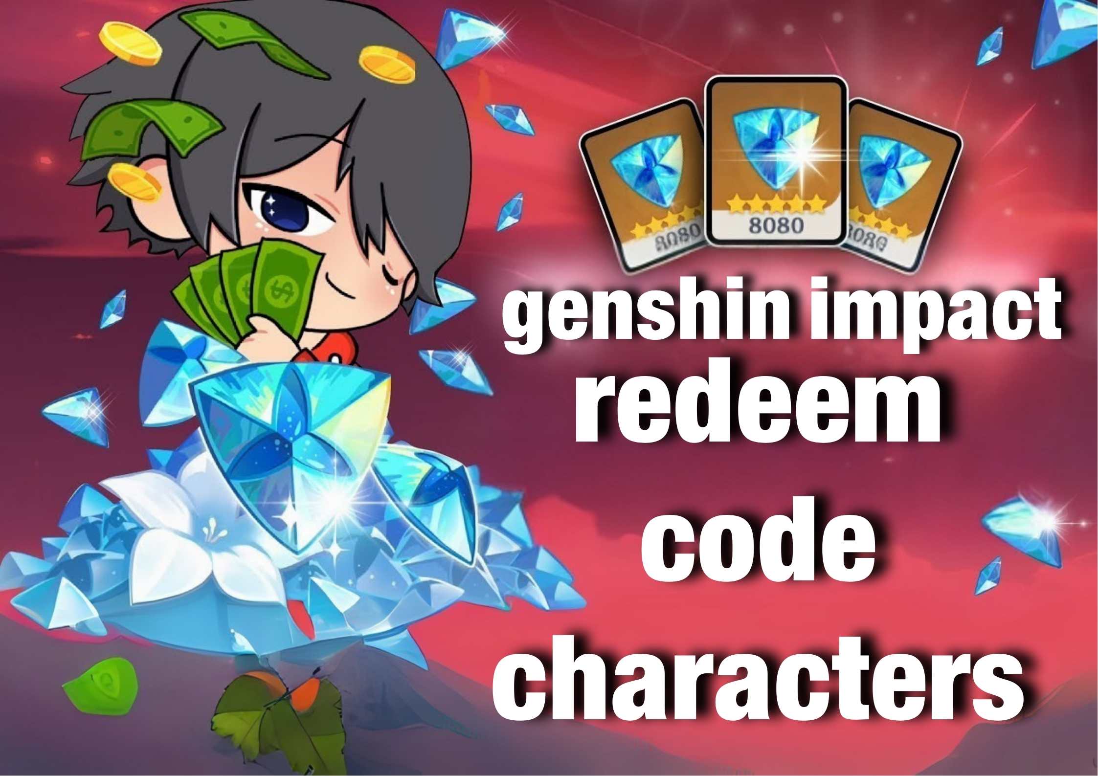 genshin impact redeem code characters