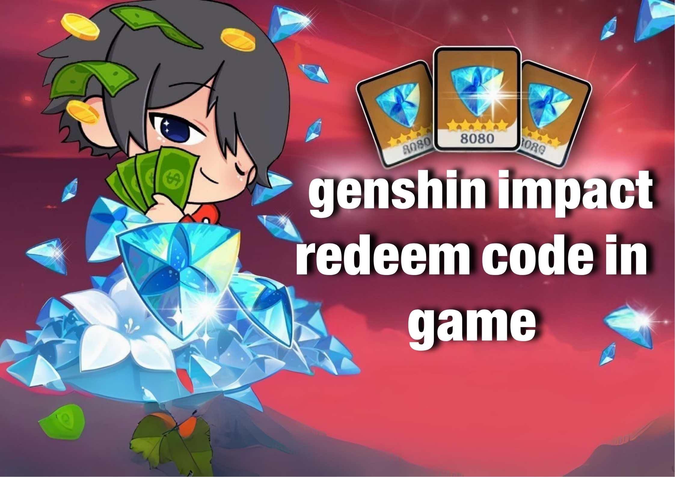 genshin impact redeem code in game
