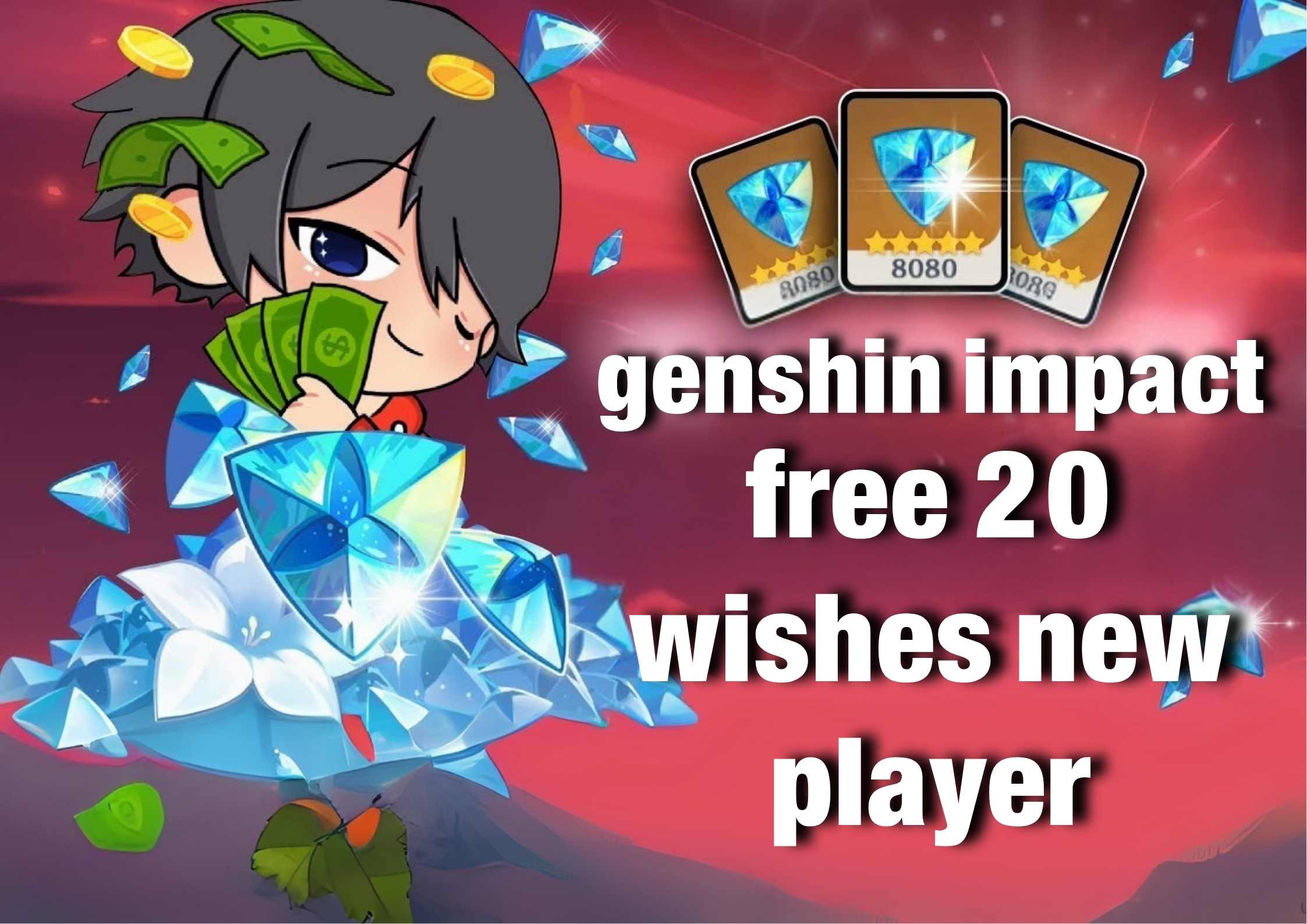 genshin impact 20 free wishes new player