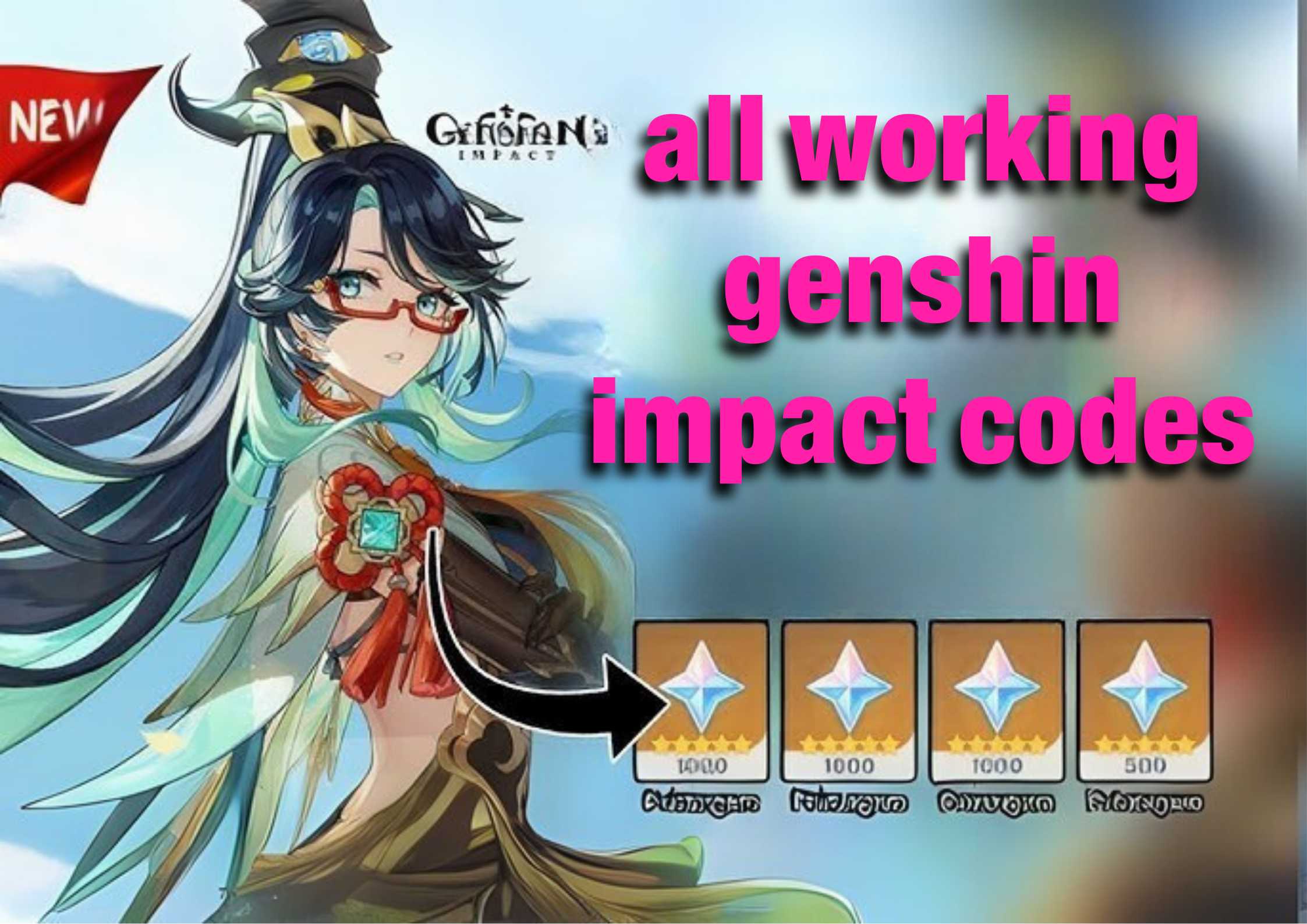 All Working Genshin Impact Codes - Active Primogem & Rewards List