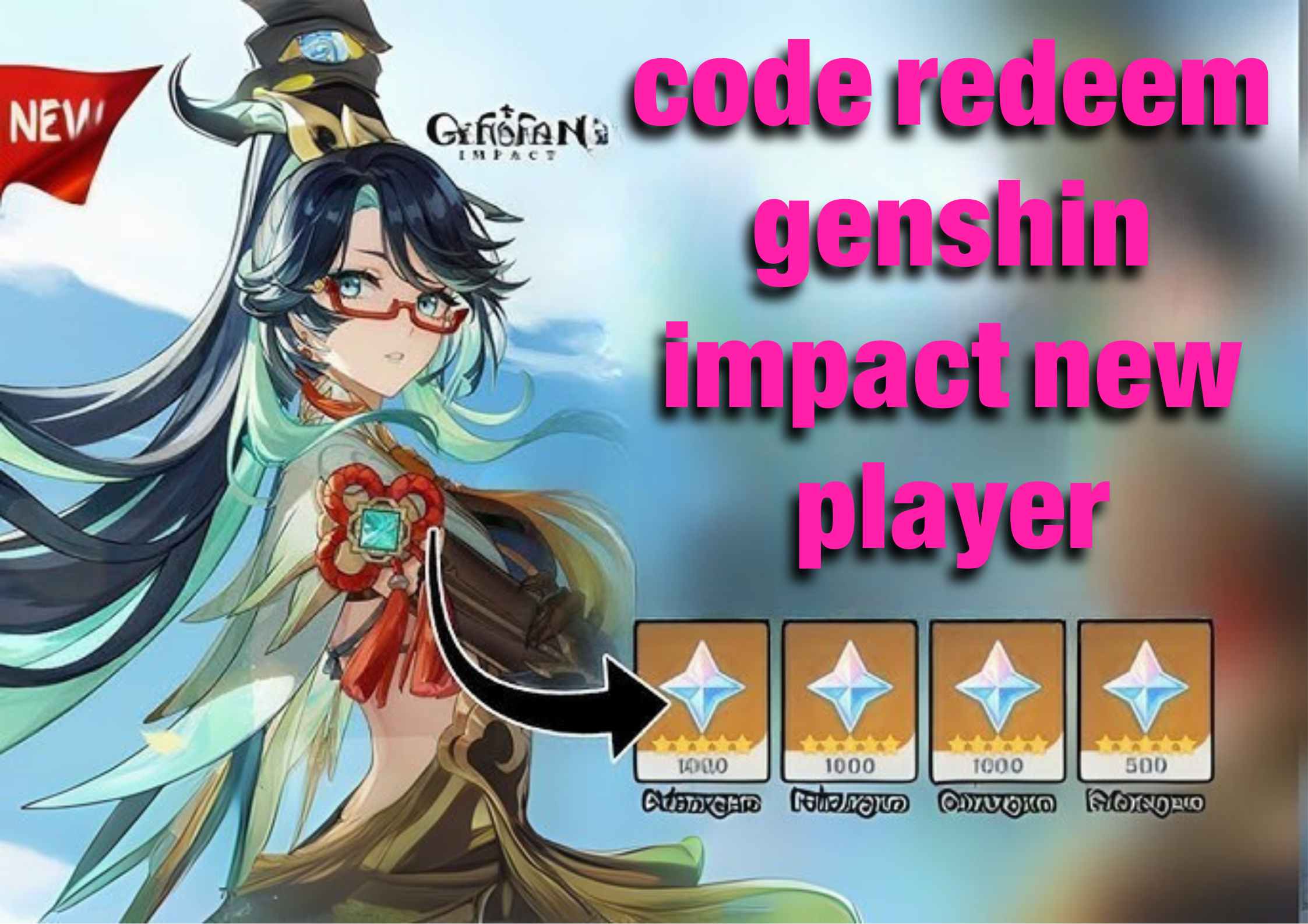 code redeem genshin impact new player
