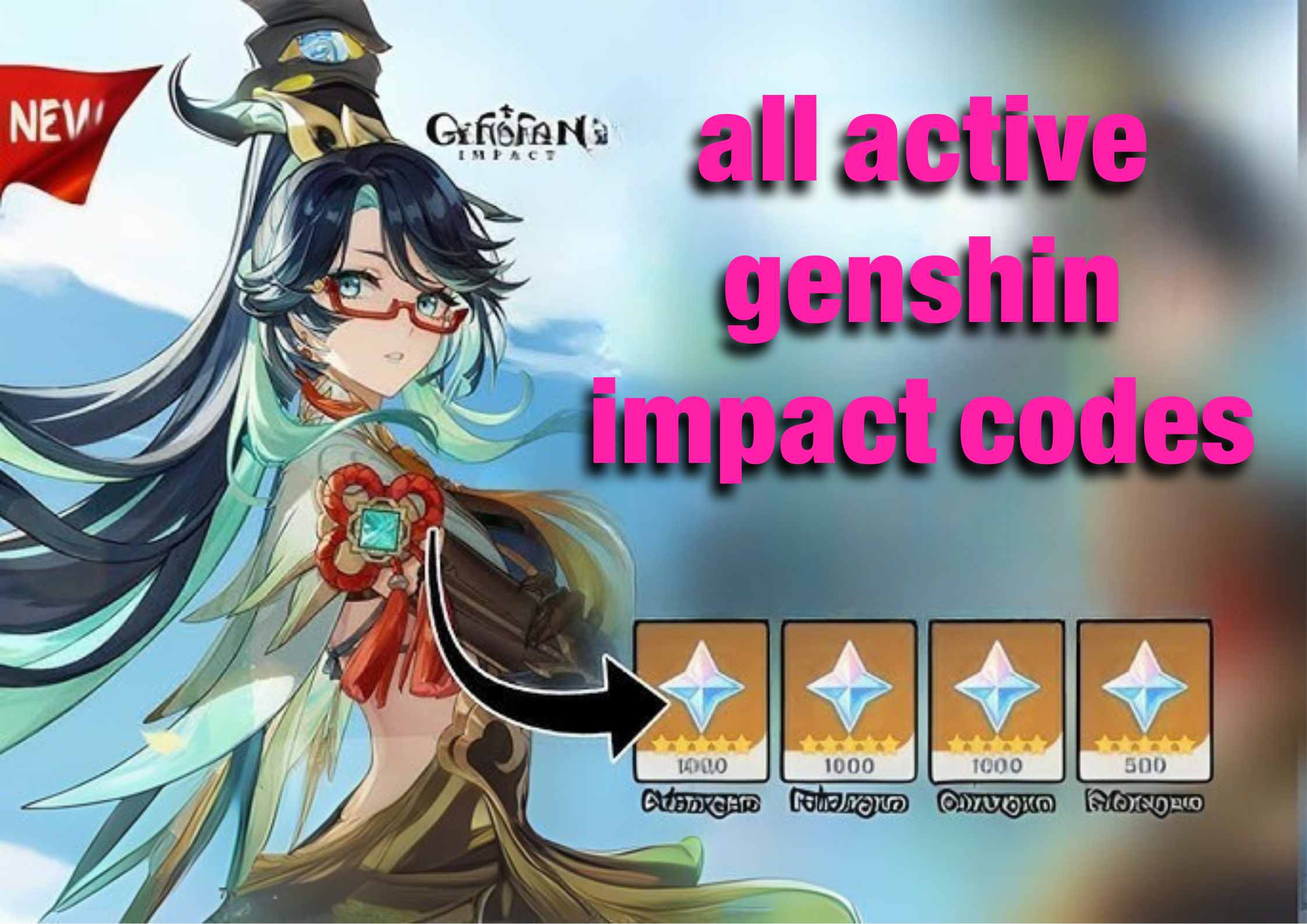 all active genshin impact codes