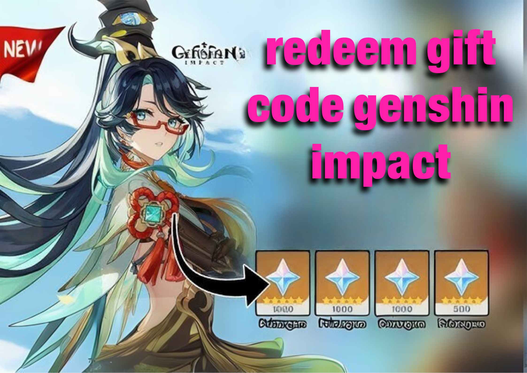 redeem gift code genshin impact