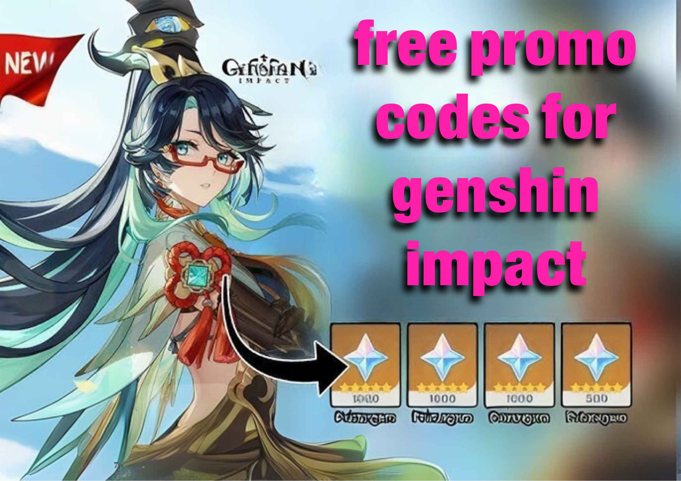 free promo codes for genshin impact