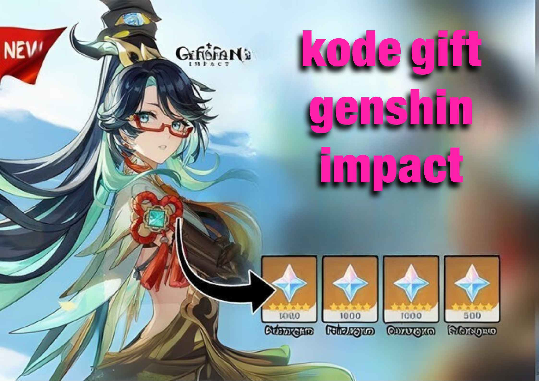 kode gift genshin impact