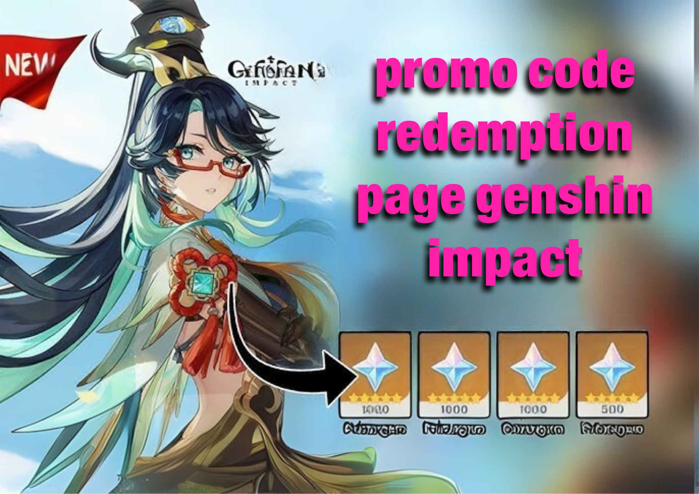 promo code redemption page genshin impact