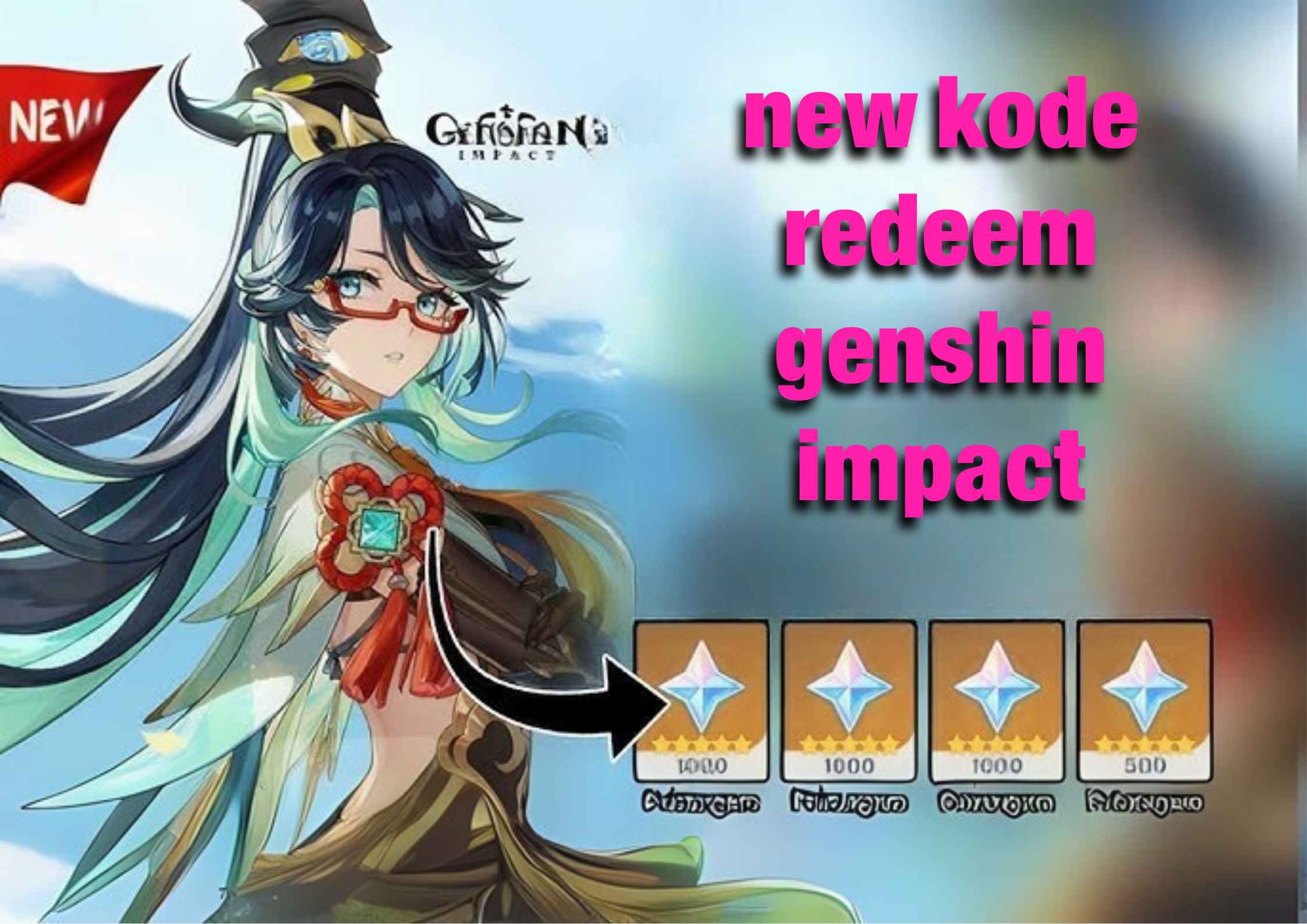 new kode redeem genshin impact