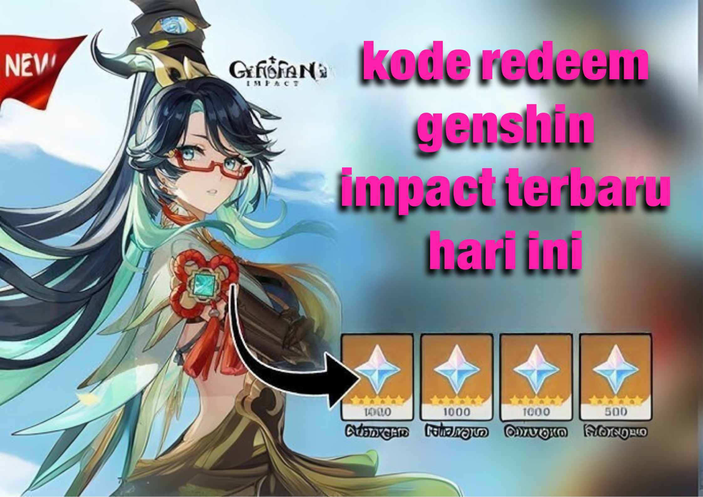 genshin redeem gift code