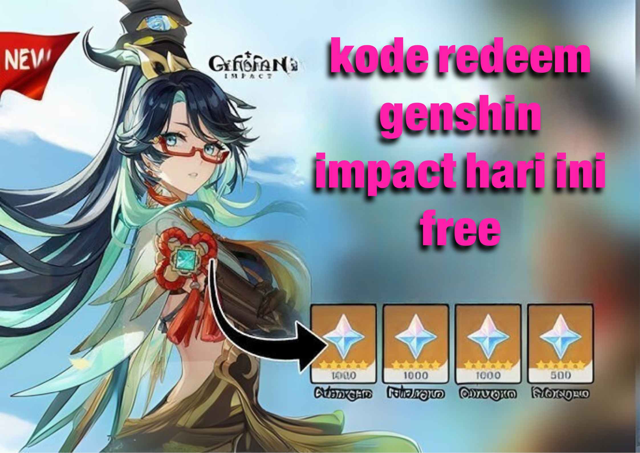 kode redeem genshin impact hari ini free