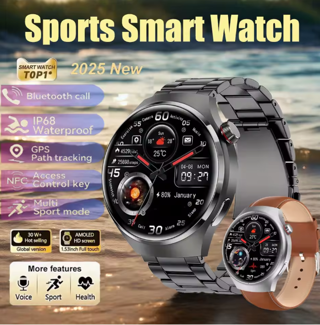 2025 New Men Smart Watch NFC Watch S10 Pro