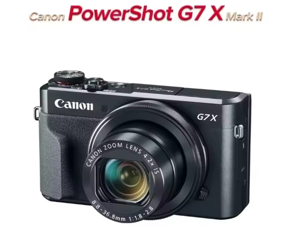 Canon PowerShot G7X Mark II Digital Camera