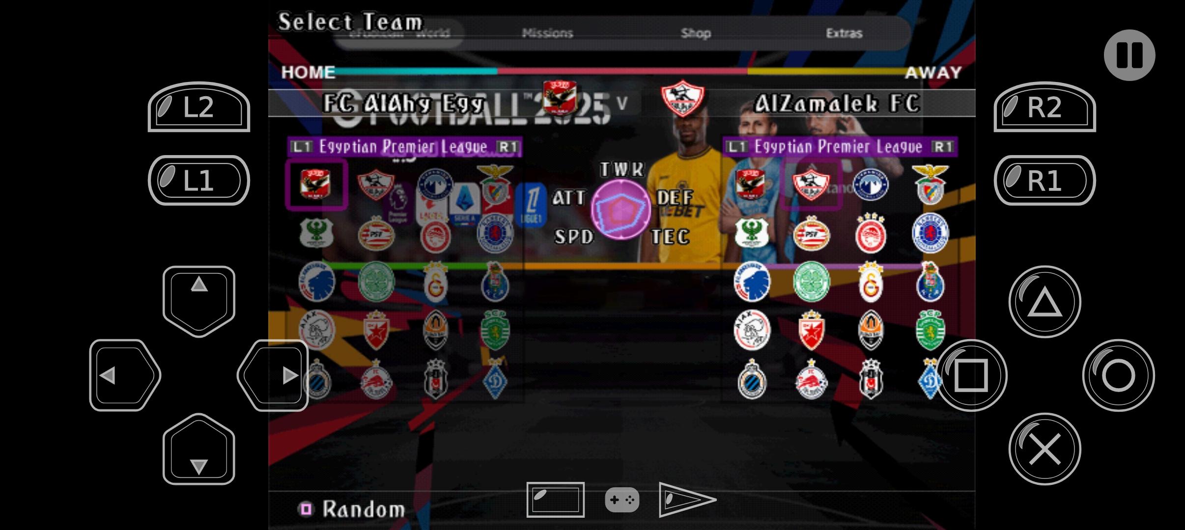 PES 2025 Egyptian screenshot