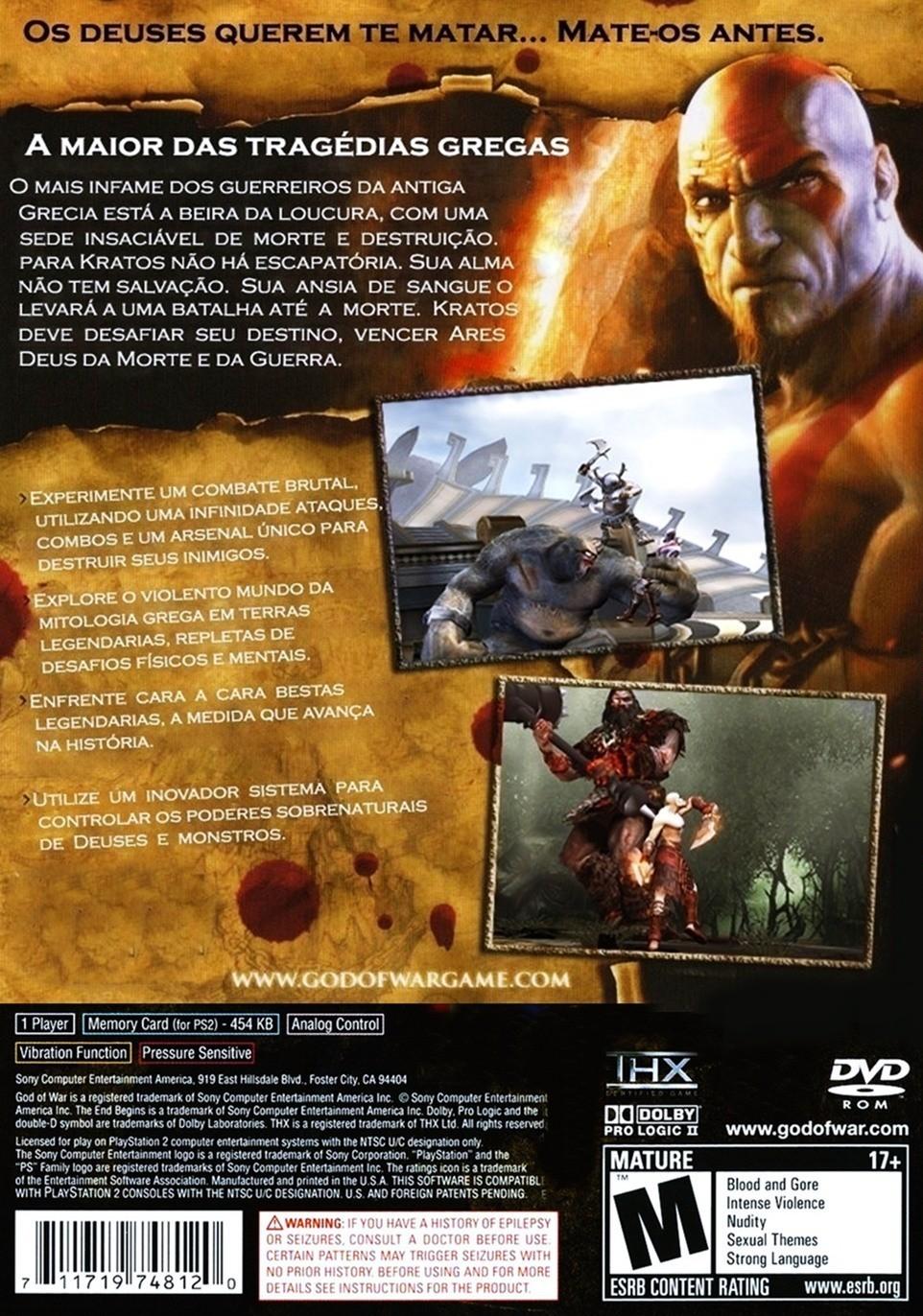 GOD OF WAR II 20 Anos IA Remaster BR screenshot