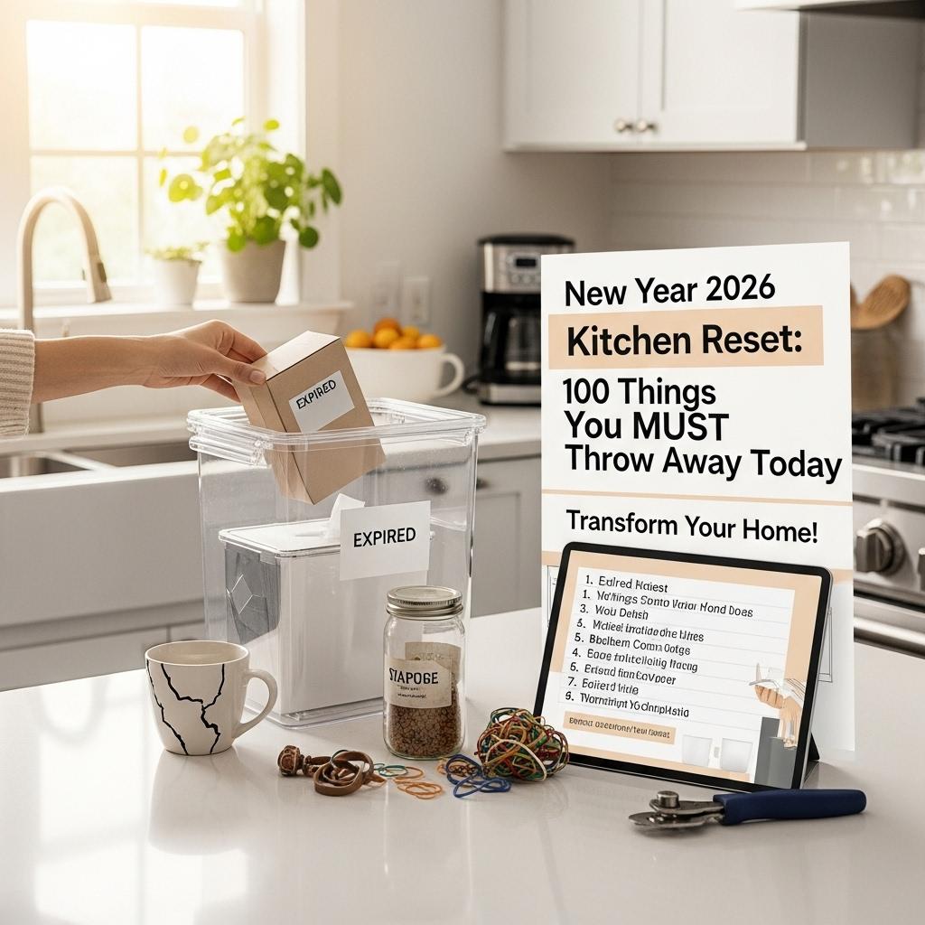 Declutter kitchen tools for a clean and organized space 2026